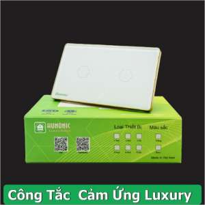 Công Tắc Luxury Viền Vàng