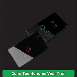 Công Tắc Hunonic Viền Trơn